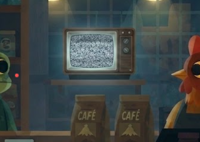 El televisor de la pulpería